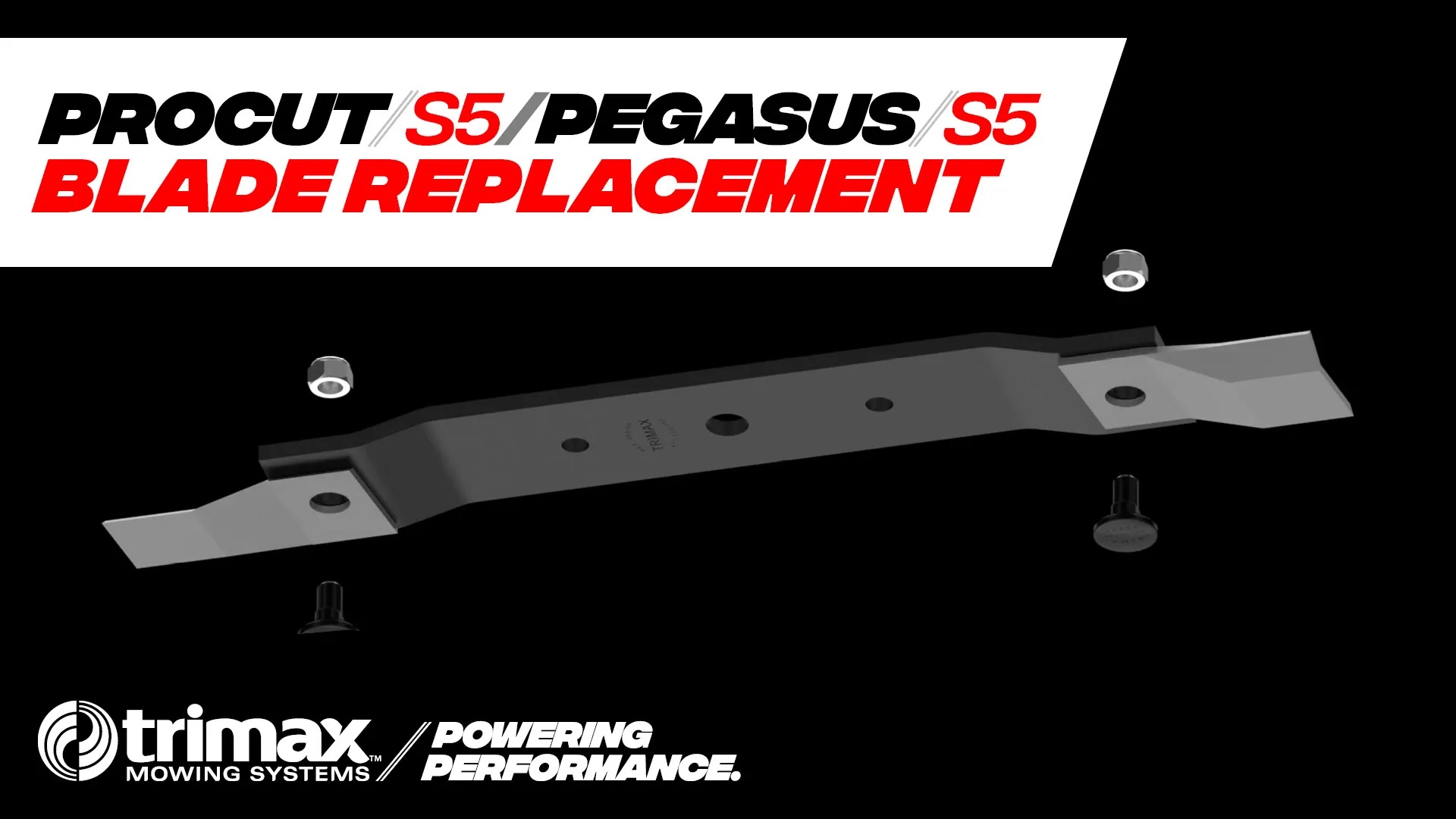 Pegasus S5 / ProCut S5 Blade Replacement 