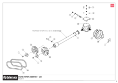 711 - Flaildek FX 155 - Drive System - Taper Lock Pulley