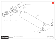 727-722 - Pegasus S4 - Lift Ram Assembly