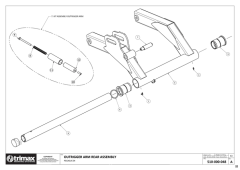 727 - Pegasus S4 - Outrigger Arm Rear