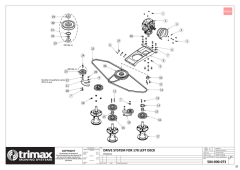 727 - Pegasus S3 - 178 LH DRIVE SYSTEM - 504-000-073