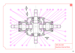 727 - Pegasus S3 - GEARBOX INTERNAL PARTS - 405-201-020