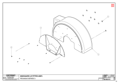 727 - Pegasus S3 - MUD GUARD FITTED ASSY. - 506-000-013