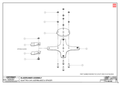 727 - Pegasus S3 - QUATTRO C/W LAZERBLADEZ & SPACER - 411-000-400