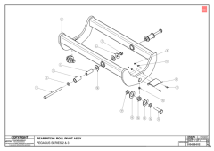 727 - Pegasus S3 - REAR PITCH / ROLL PIVOT ASSY 510-000-012