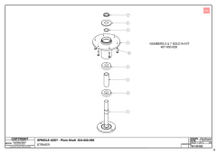 730 - Striker S1 150 - Spindle Assembly - Plain Shaft
