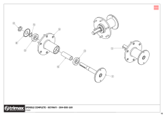730 Striker S1 190 - Spindle Assembly - Keyway
