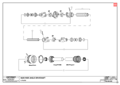750 - X-WAM S1 1050 - PTO Parts - 406-000-009