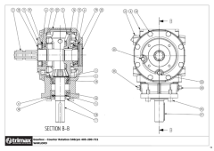753 - Warlord S3 235 - Gearbox - Counter Rotation (LH Offset)