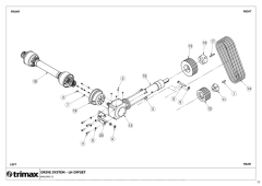 753 - Warlord S3 LH 205 - Drive System - LH Offset
