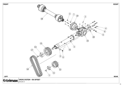 753 - Warlord S3 RH 175 - WARLORD S3 DRIVE SYSTEM - RH OFFSET