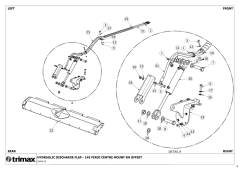 754-145 - Force S2 - Hydraulic Discharge Flap - Rear Mount