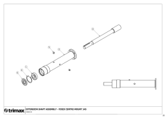 754-145 - Force S2 - Extension Shaft Assembly - Centre Mount