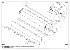 754-145 - Force S2 - Rear Flap Assembly - Std Adjustable