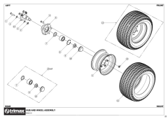 780 - Snake S3 - Hub & Wheel Assembly