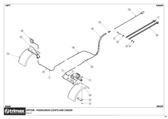 780 - Snake S3 400 - Mudguards Lights & Chain - Option