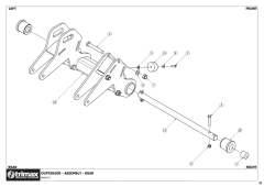 780 - Snake S3 400 - Outrigger Assembly Rear