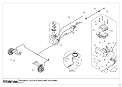 781 - Pegasus S5 493 - Electric Brake Kit and Breakaway - Option