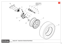 781 - Pegasus S5 493 - Suspension & Standard Road Wheels