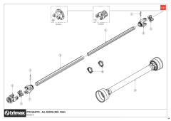 781 - Pegasus S5 610 - PTO Shaft All Decks