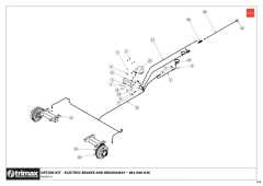 781 - Pegasus S5 - Electric Brake Kit and Breakaway - Option