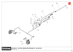 781 - Pegasus S5 OptiAdjust 493 - Electric Brake Kit and Breakaway - Option