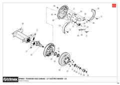781 - Pegasus S5 OptiAdjust - Axle Assembly - Electric Brake Option LH & RH