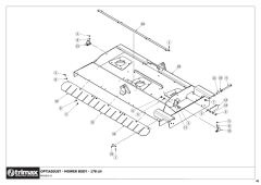 781 - Pegasus S5 OptiAdjust - Mower Assembly 178 LH