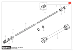 781 - Pegasus S5 OptiAdjust - PTO Shaft All Decks