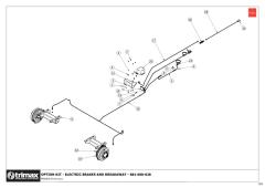 781 - Pegasus S5 OptiAdjust V2 - Electric Brake Kit and Breakaway - Option