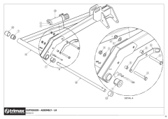 781 - Pegasus S5 OptiAdjust V2 - Outrigger Assembly LH
