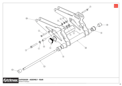 781 - Pegasus S5 OptiAdjust V2 - Outrigger Assembly Rear