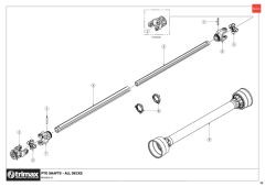 781 - Pegasus S5 SR - PTO Shaft All Decks