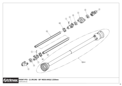 783 - X-WAM S5 - Front PTO - 21 Spline - 80 Wide Angle 1350mm