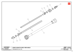 FRONT D/SHAFT 80 DEG. WIDE ANGLE PEGASUS S2, S3, S4