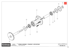 Pegasus S4 - Spindle Assembly - With Keyway